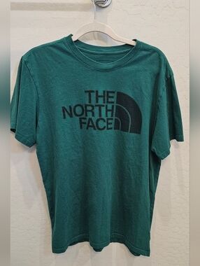 The North Face Men's Teal Short Sleeve Logo Tee